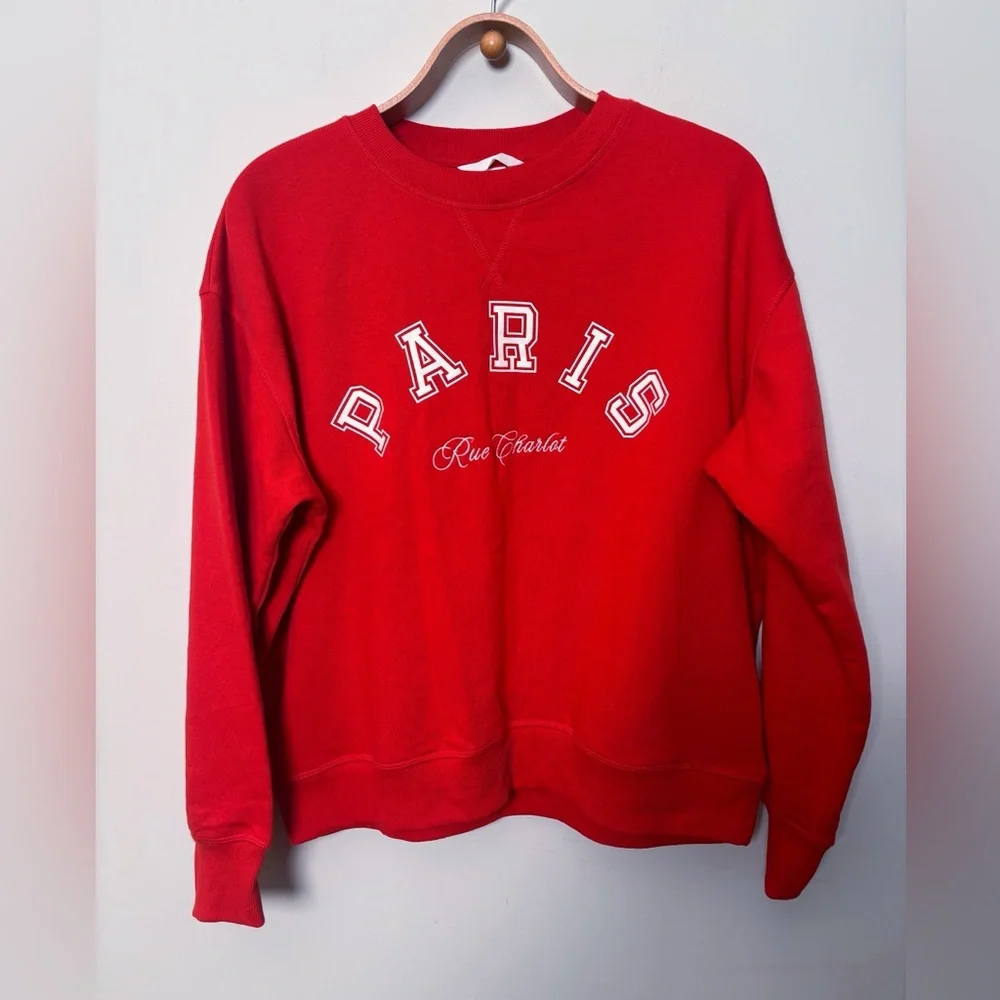 Red Paris Sweatshirt (Large) - Picture 2 of 4